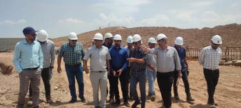 465بازدید مدیریت محترم عامل شرکت توسعه انرژی شمال و جنوب جناب آقای دکتر سالم از پروژه احداث مخزن ذخیره دوم سوخت نیروگاه آریان