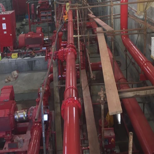 پروژه نصب و راه اندازی پمپخانه آتش نشانی نیروگاه یزد