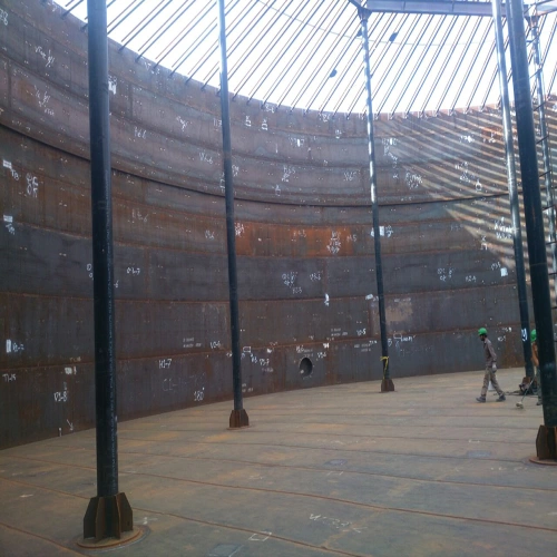 پروژه ساخت و نصب مخازن نیروگاه سمنگان